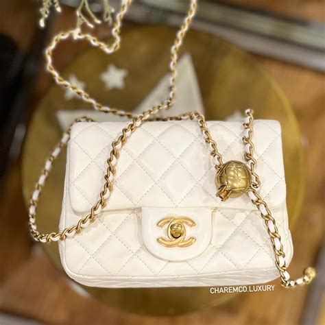 chanel mini flap bag with gold ball|Chanel mini flap bag review.